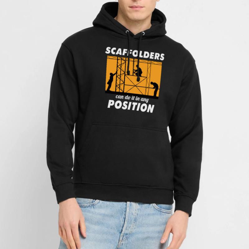 Plate-forme d’échafaudage constructeur d’échafaudage d’échafaudage d’échafaudage Sweat-shirt à capuche unisexe
