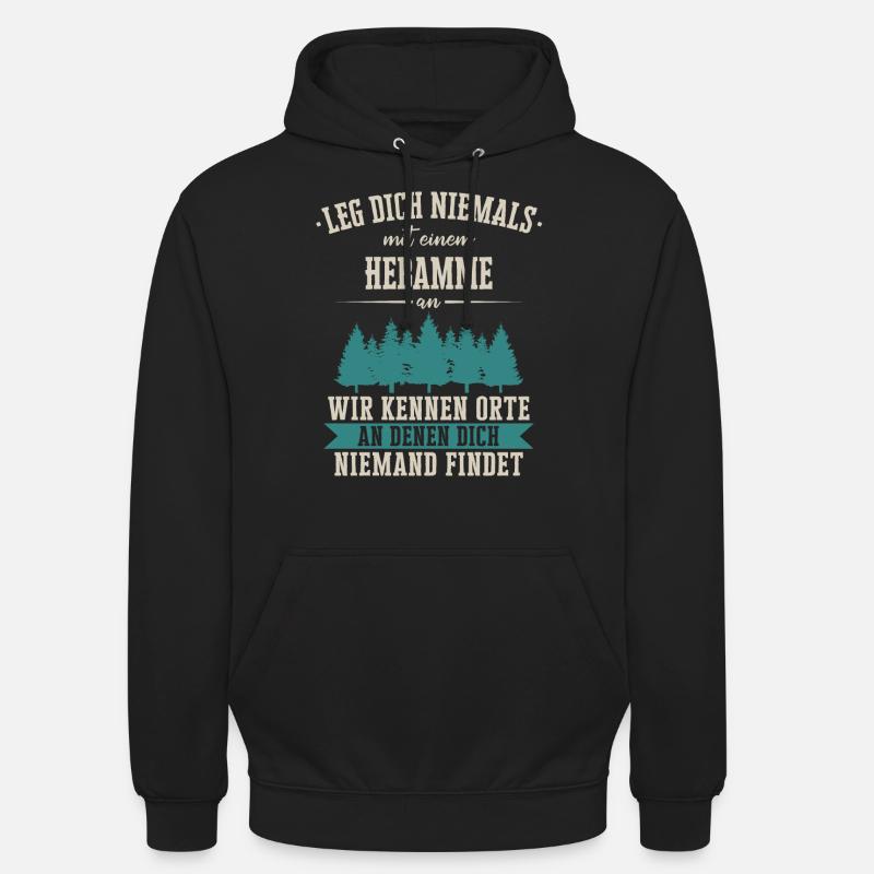 Hebamme Hebammen Entbindungspflegerin Beruf Spruch - Unisex Hoodie - Schwarz