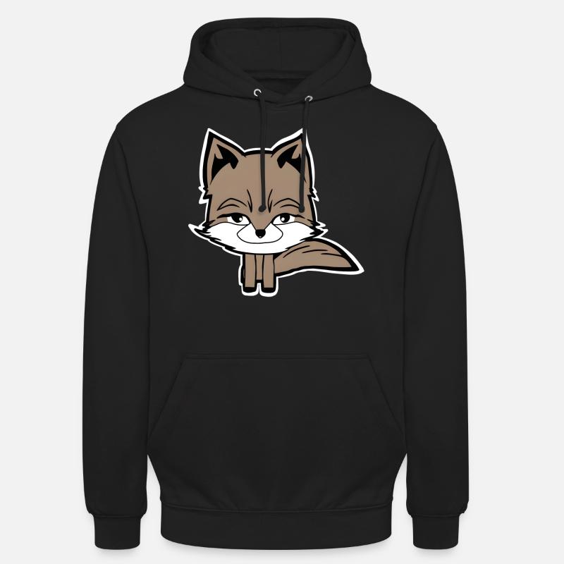 Fuchs - Unisex Hoodie - Schwarz