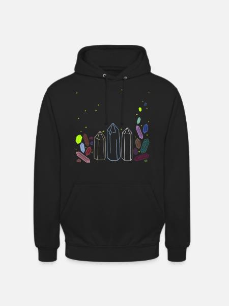 Gems & Stars - Unisex Hoodie - Schwarz