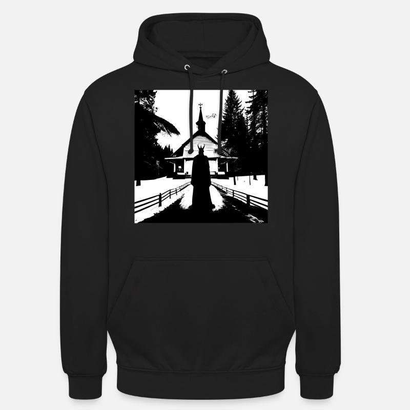 Dominus Caprae Noir - Sweat-shirt à capuche unisexe - noir