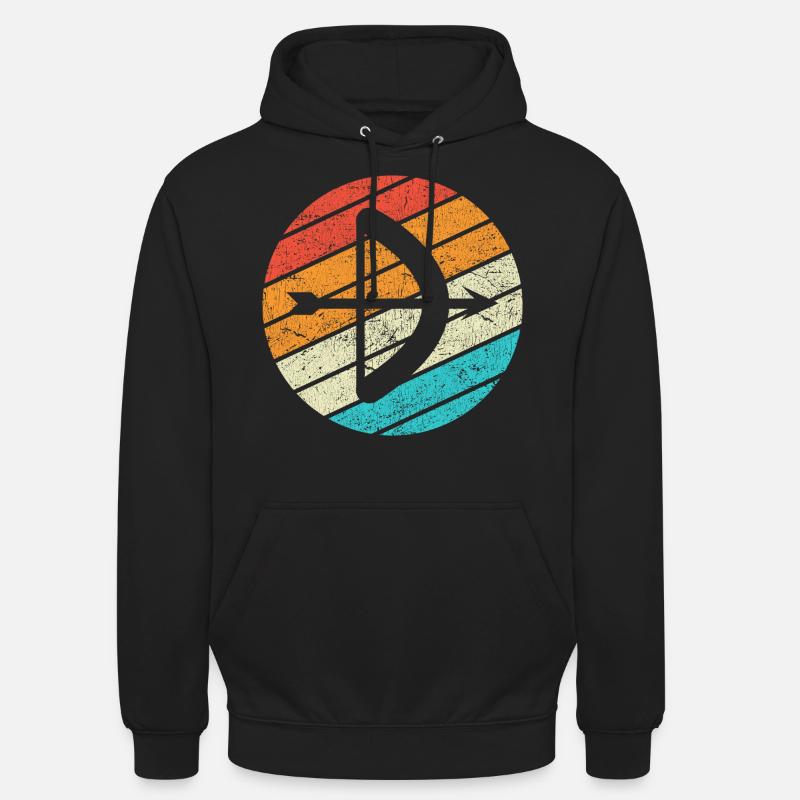 Bogen Schießen Geschenk Spruch Bogenschießen - Unisex Hoodie - Schwarz