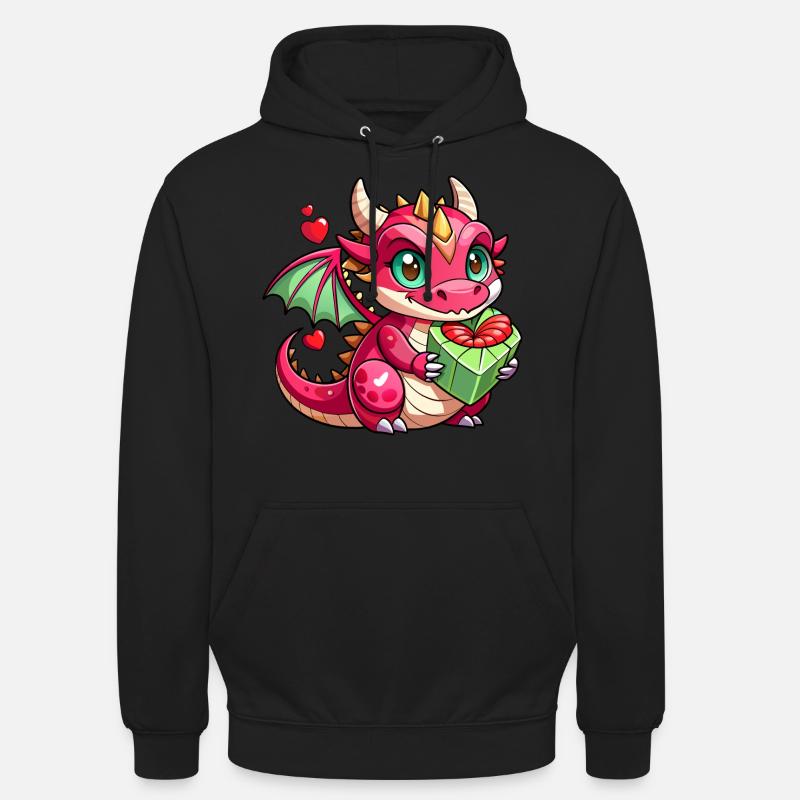 Farbenfroher Drache - Unisex Hoodie - undefined