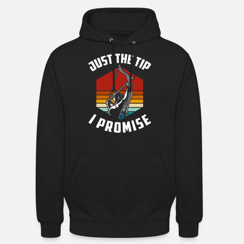 Cible d’arbalète Sagittarius Longbow - Sweat-shirt à capuche unisexe - noir