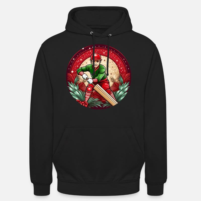 Elfe de Noël Cricket - Sweat-shirt à capuche unisexe - noir