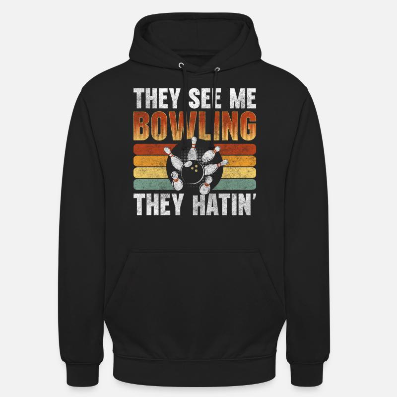 Bowler Strike Split Leisure - Unisex Hoodie - black