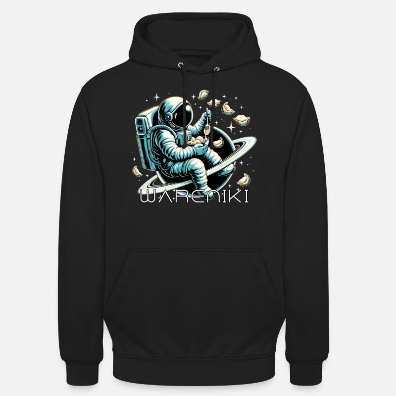 Wareniki Astronaut lecker Geschenk - Unisex Hoodie - Schwarz