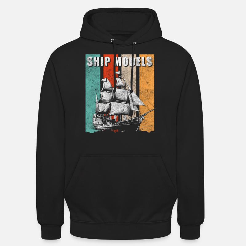 Ship Model Builder RC Ship Skipper - Unisex Hoodie - black