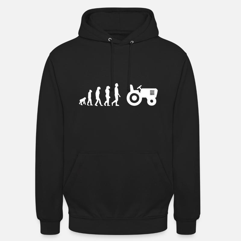 Evolution Traktor - Unisex Hoodie - Schwarz