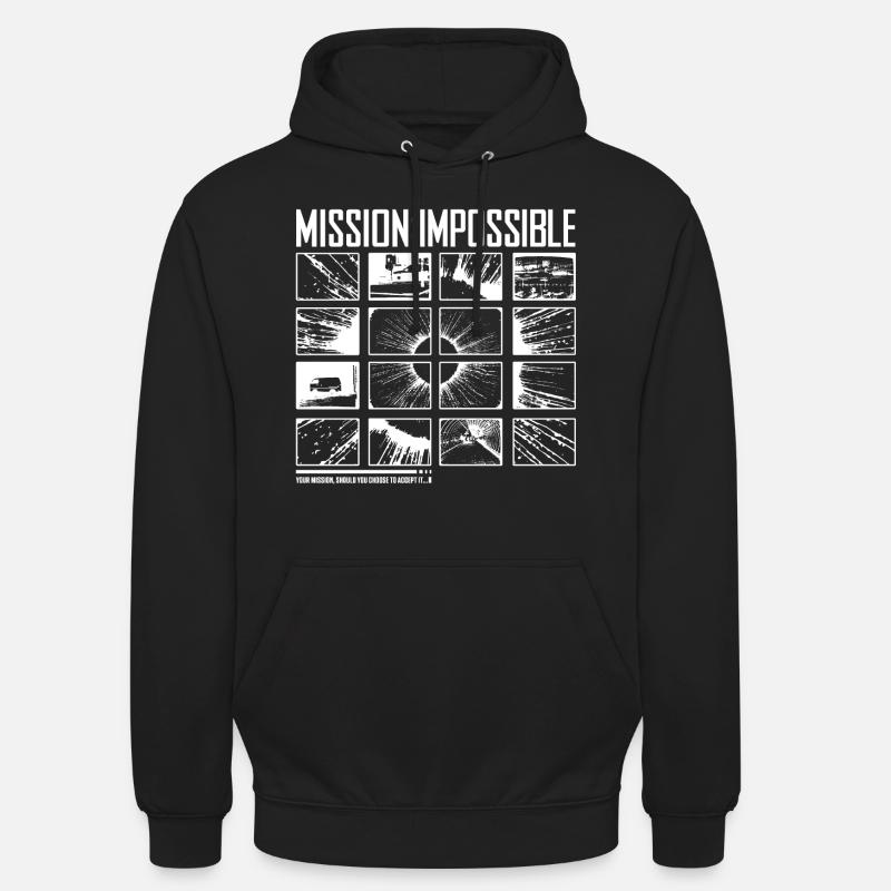 Mission Impossible Dead Reckoning Kacheldesign - Unisex Hoodie - Schwarz