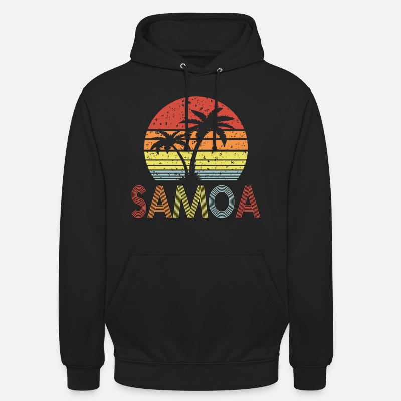 Samoa - Sweat-shirt à capuche unisexe - noir