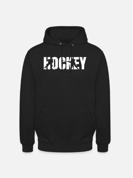 Cooler Eishockeyspieler - Unisex Hoodie - Schwarz