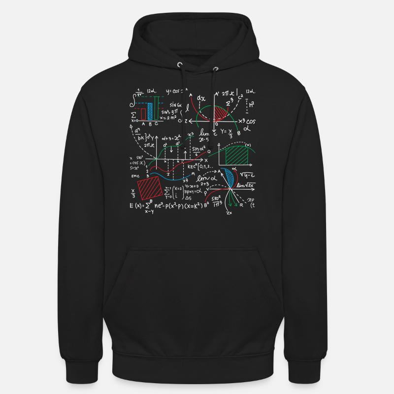 Math equation lover math - Unisex Hoodie - black