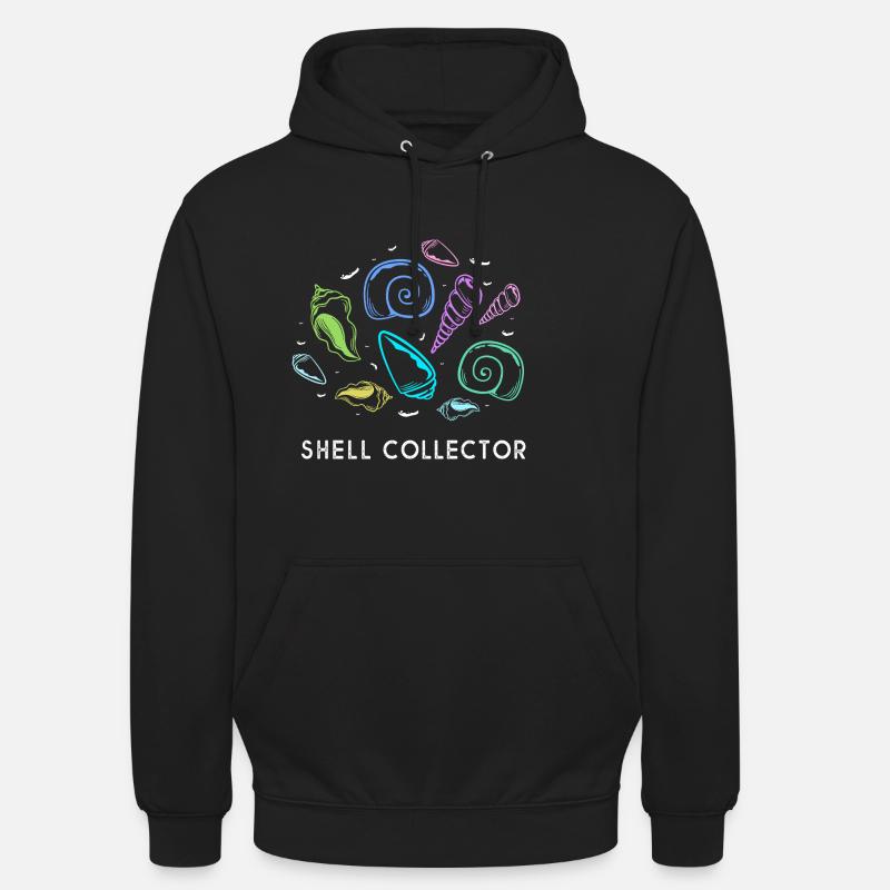 Coque collectrice d’obus - Sweat-shirt à capuche unisexe - noir