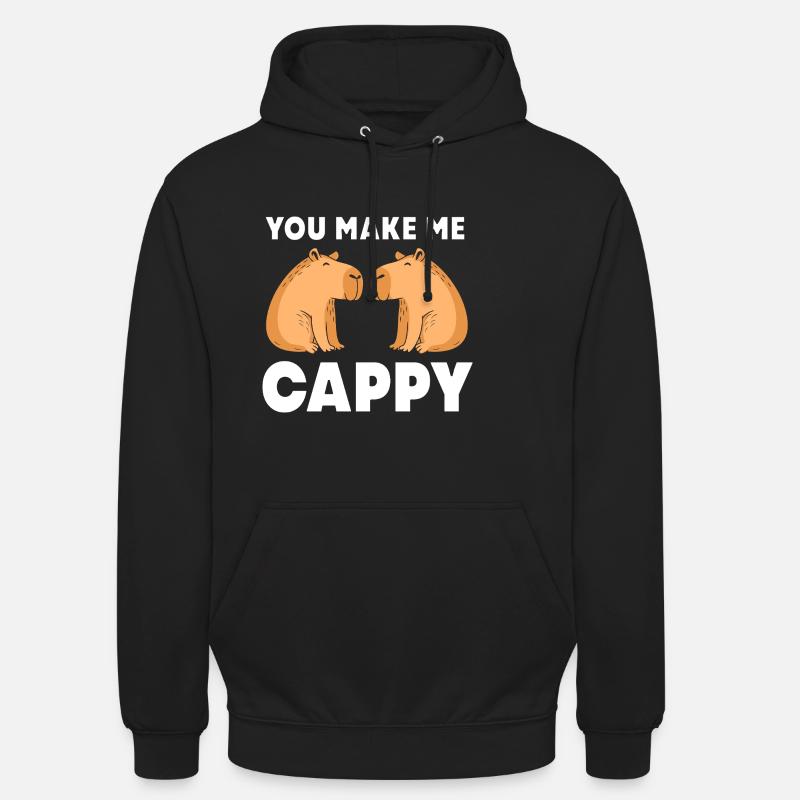 Capibara Capybara - Sweat-shirt à capuche unisexe - noir