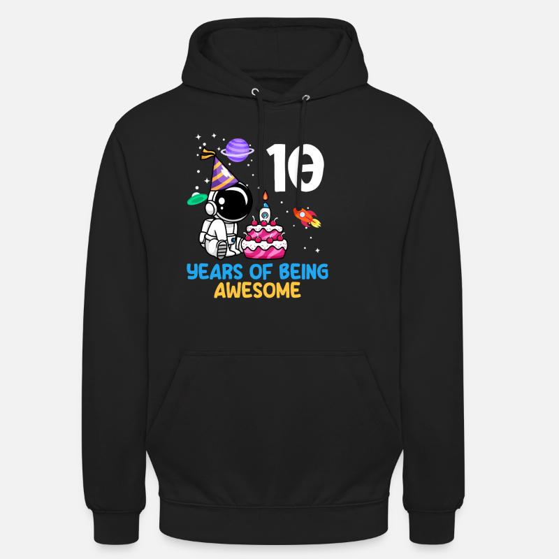 Célébration de 10 ans d’excellence - Sweat-shirt à capuche unisexe - noir