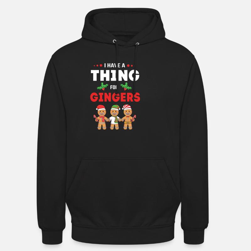 Lebkuchen Weihnachten Lebkuchenmann Gingerbread - Unisex Hoodie - Schwarz