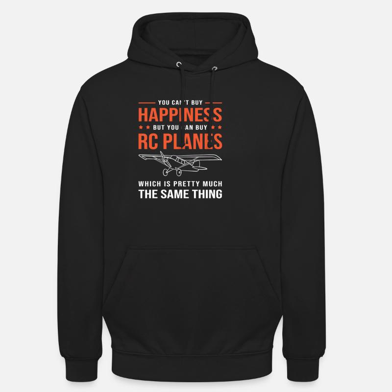 Modellflugzeug Modellflug - Unisex Hoodie - Schwarz