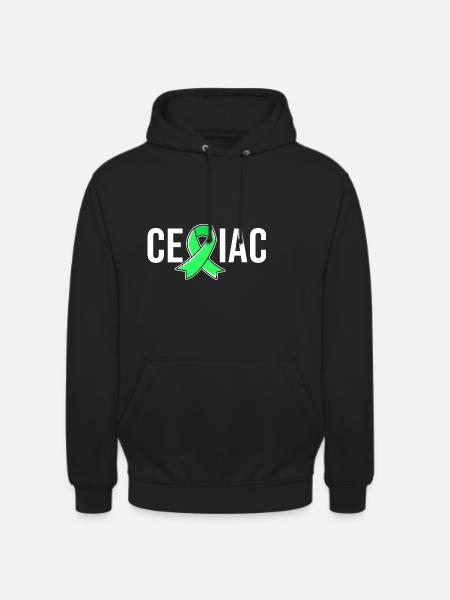 Glutenfrei Zöliakie - Unisex Hoodie - Schwarz