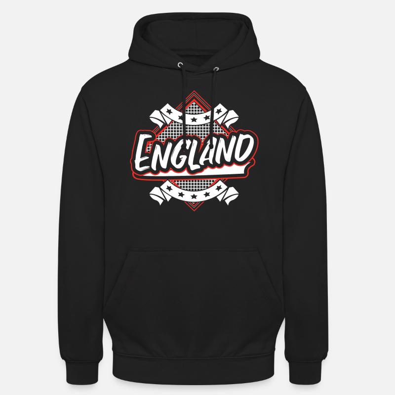 Angleterre Cadeau - Sweat-shirt à capuche unisexe - noir