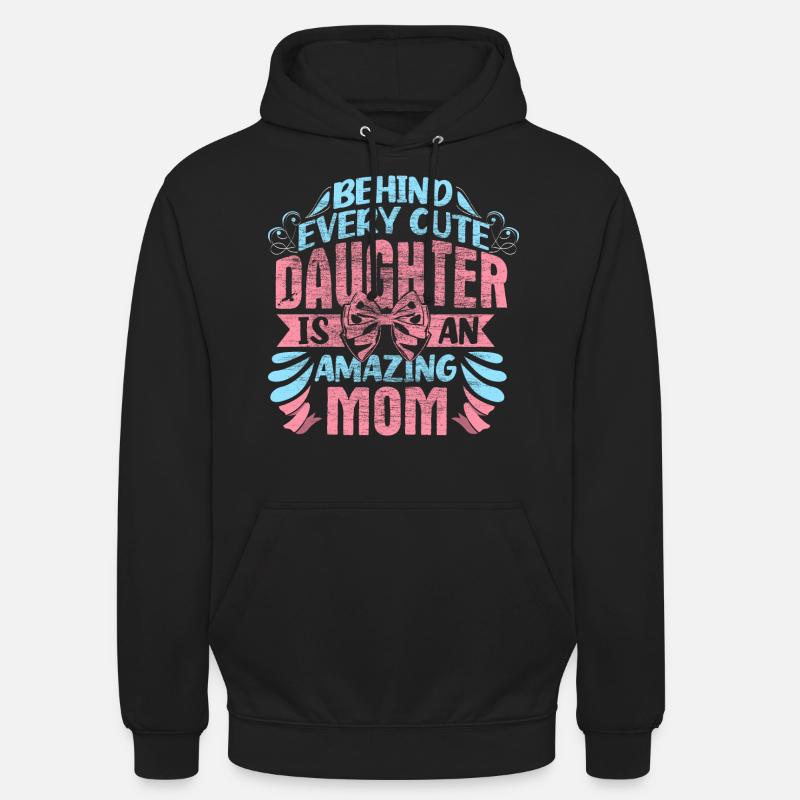 Mutter Tochter Beste Freunde Kind - Unisex Hoodie - Schwarz