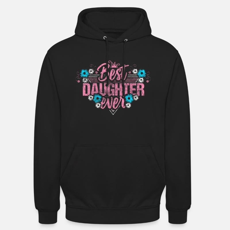 Tochter Mutter Mädchen - Unisex Hoodie - Schwarz