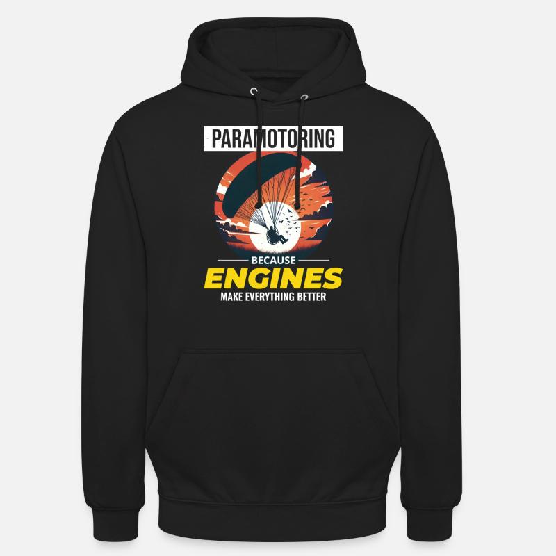Paramotor Pilot Paramotoring Powered Paraglider Unisex Hoodie