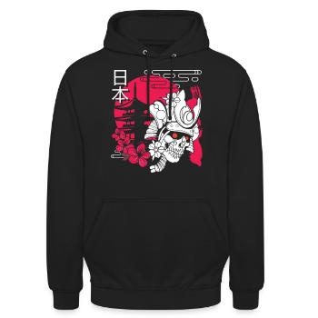 Orient Drachen Mythologie Zeitreise - Unisex Hoodie - Schwarz - Vorne - Alina (178cm) & Michal (187cm)
