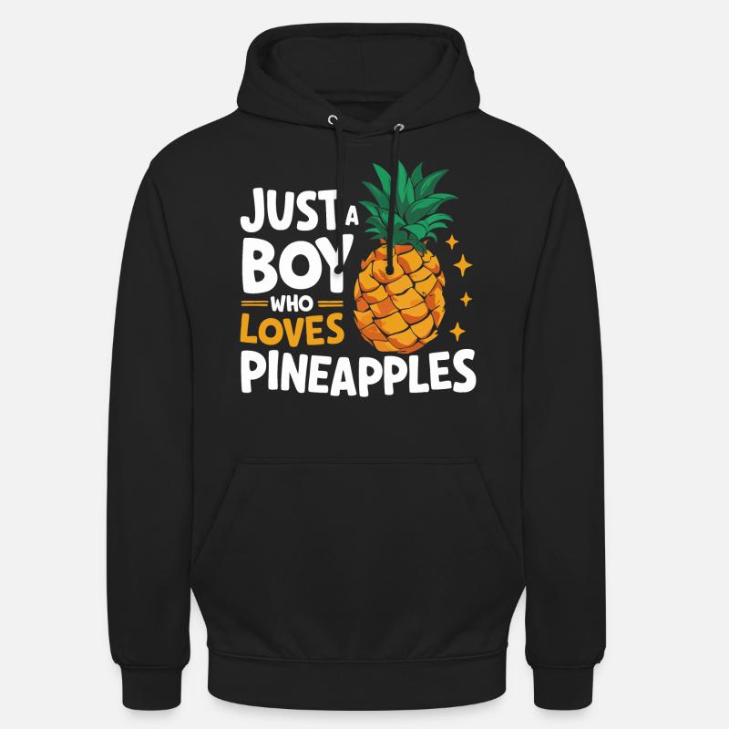Ananas Fruit tropical hawaïen - Sweat-shirt à capuche unisexe - noir