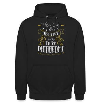 Individuel Différent Respect Spécial - Sweat-shirt à capuche unisexe - noir - Devant - Alina (178cm) & Michal (187cm)