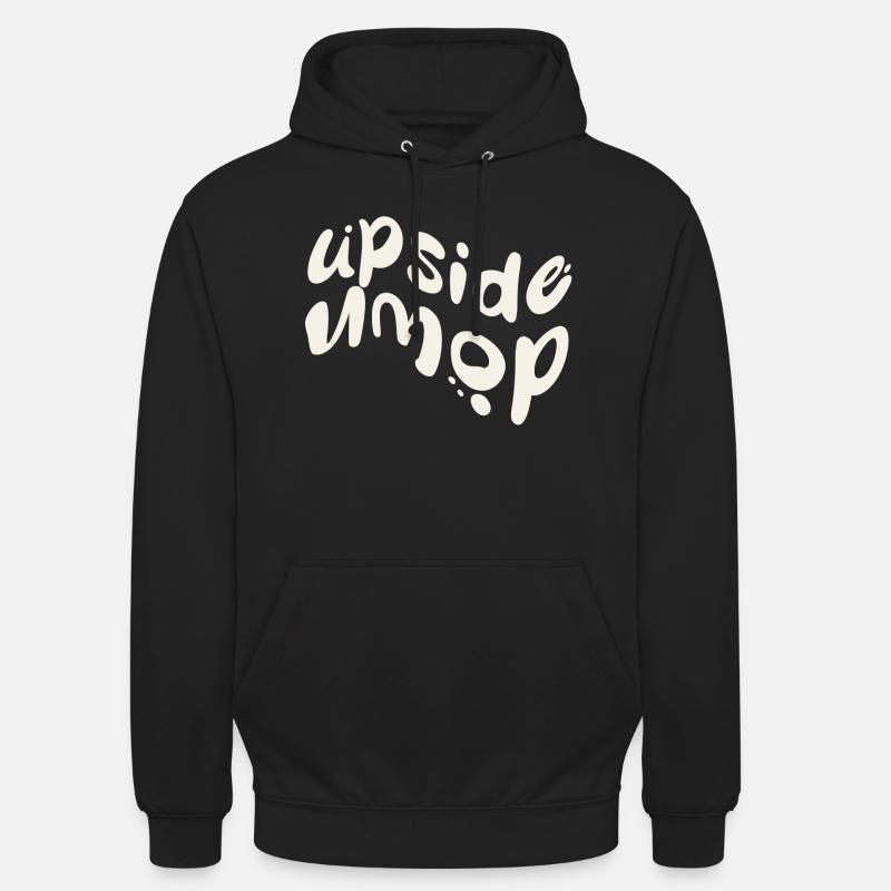 upside down - Unisex Hoodie - Schwarz