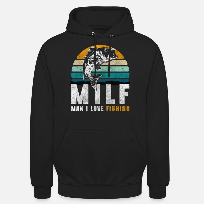 Fischen Hecht Trip Barsch - Unisex Hoodie - Schwarz