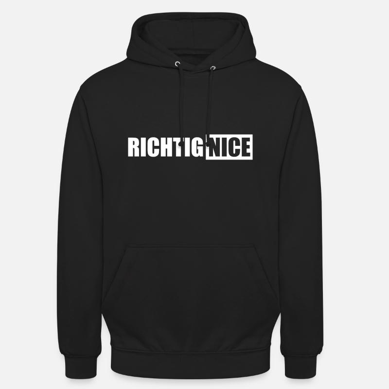 Vraiment beau design - Sweat-shirt à capuche unisexe - noir