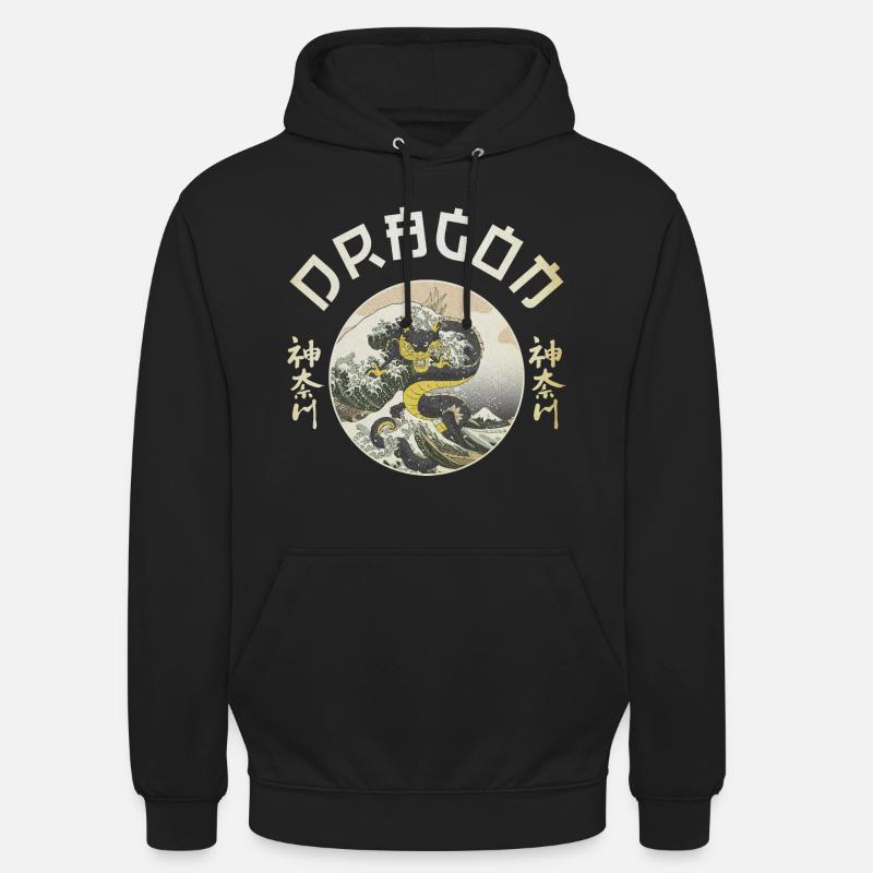 Der Drache - Unisex Hoodie - Schwarz