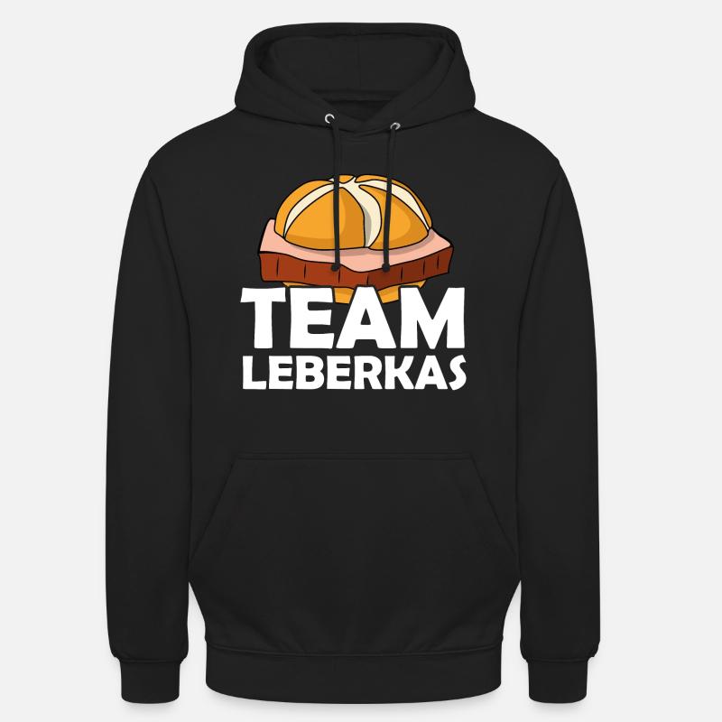 Team Leberkas Fleischkäse Spruch - Unisex Hoodie - Schwarz