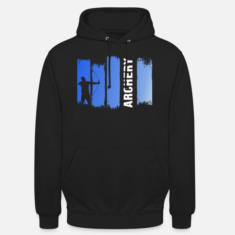 Bogensport Bogen "archery" Bogenparcours - Unisex Hoodie - Schwarz