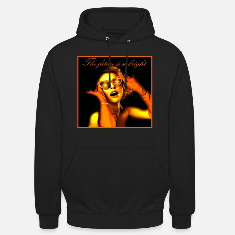 Die Zukunft ist so strahlend - Unisex Hoodie - Schwarz