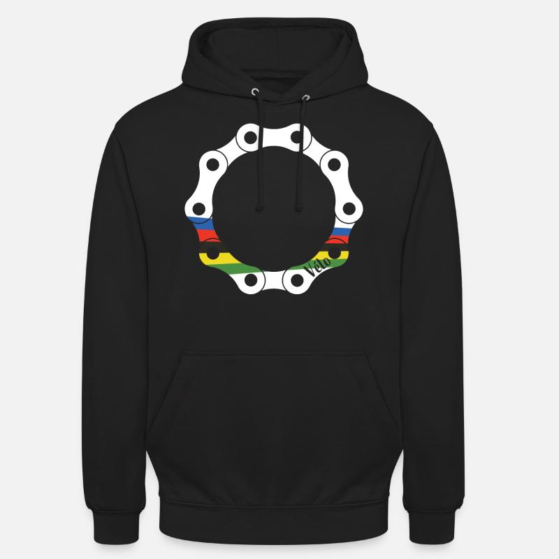 Collier Coupe du monde blanc - Sweat-shirt à capuche unisexe - noir