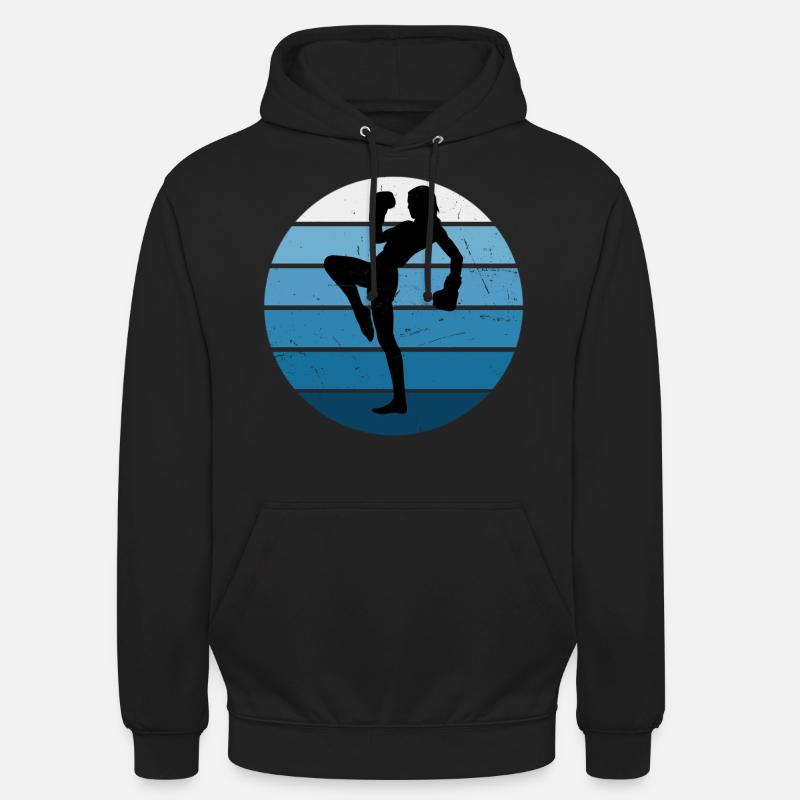 Boxe Kickboxing Kickboxing Hommes - Sweat-shirt à capuche unisexe - noir
