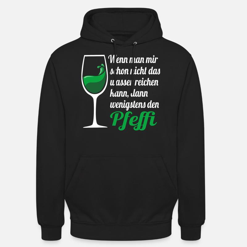 Pfeffi Spruch - Unisex Hoodie - Schwarz
