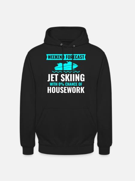 Jet Skiing Weekend Getaway - Unisex Hoodie - black