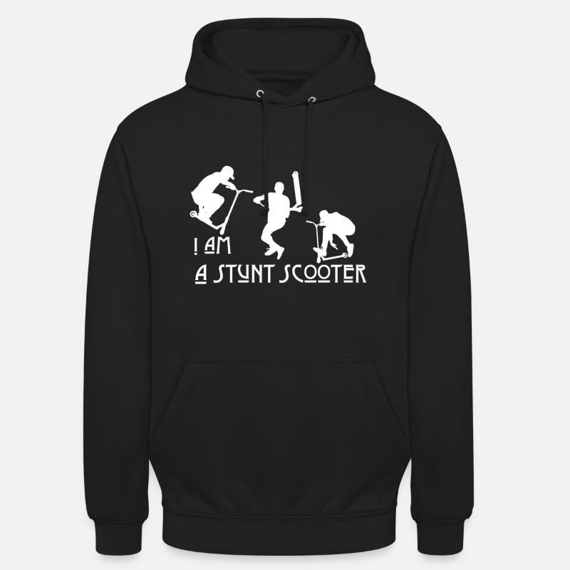 Scooter Tretroller Geschenk - Unisex Hoodie - Schwarz