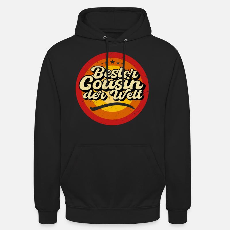 Bester Cousin Der Welt - Unisex Hoodie - Schwarz