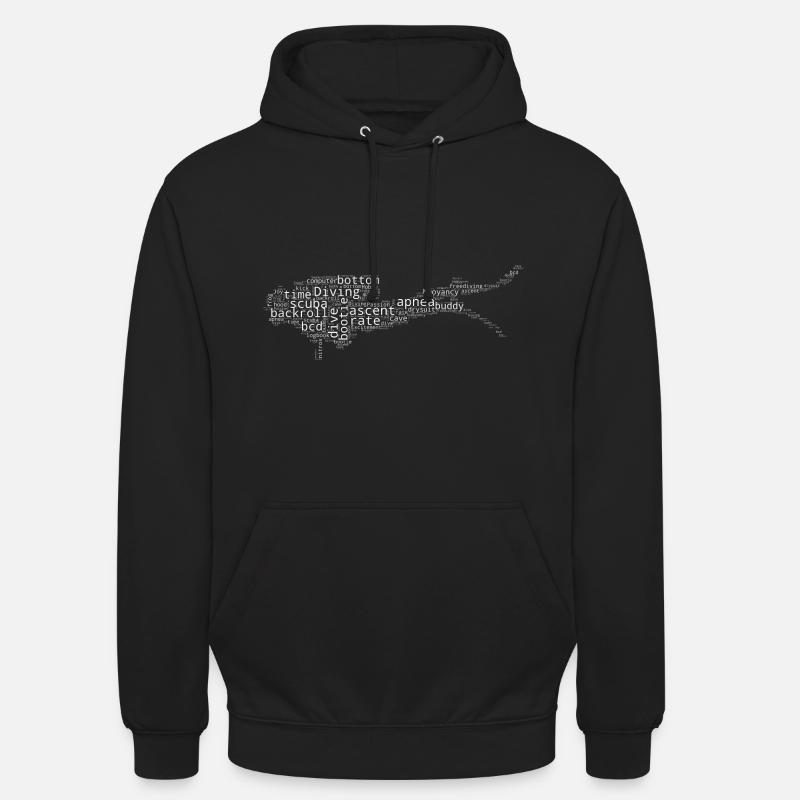 Scuba Diving Scuba Divers Men Diving - Unisex Hoodie - black