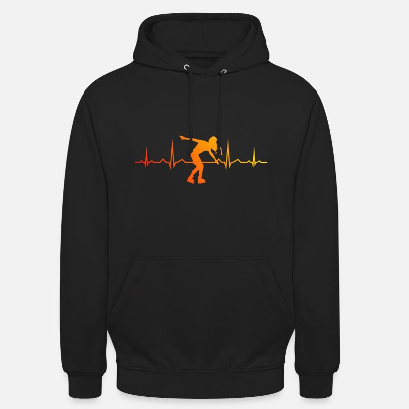 Rollerskate Roller Skating Rollerskaten Rollschuh - Unisex Hoodie - Schwarz