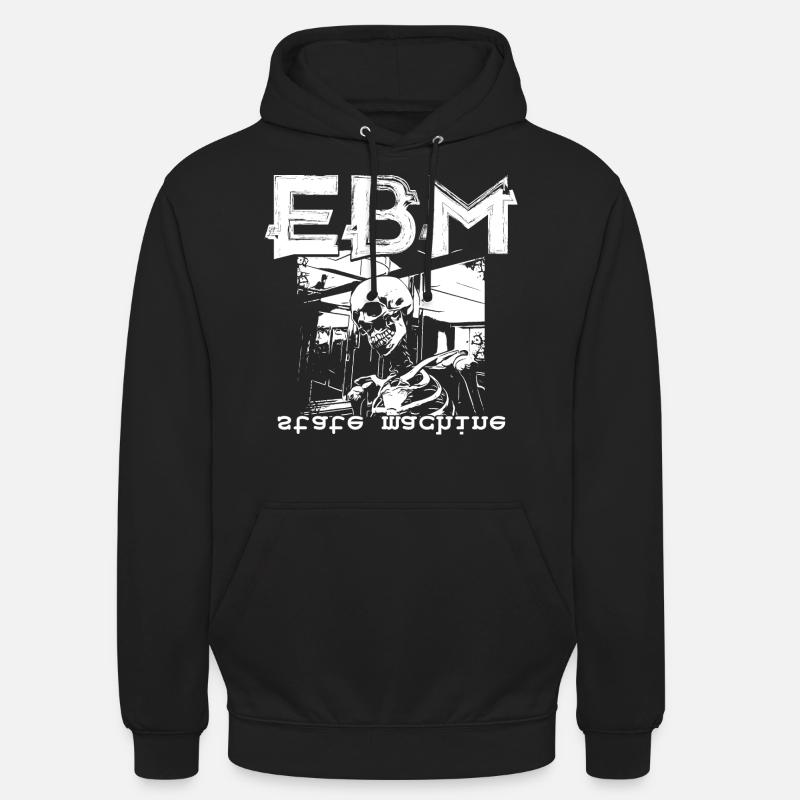EBM Gothic Skelett - Unisex Hoodie - Schwarz