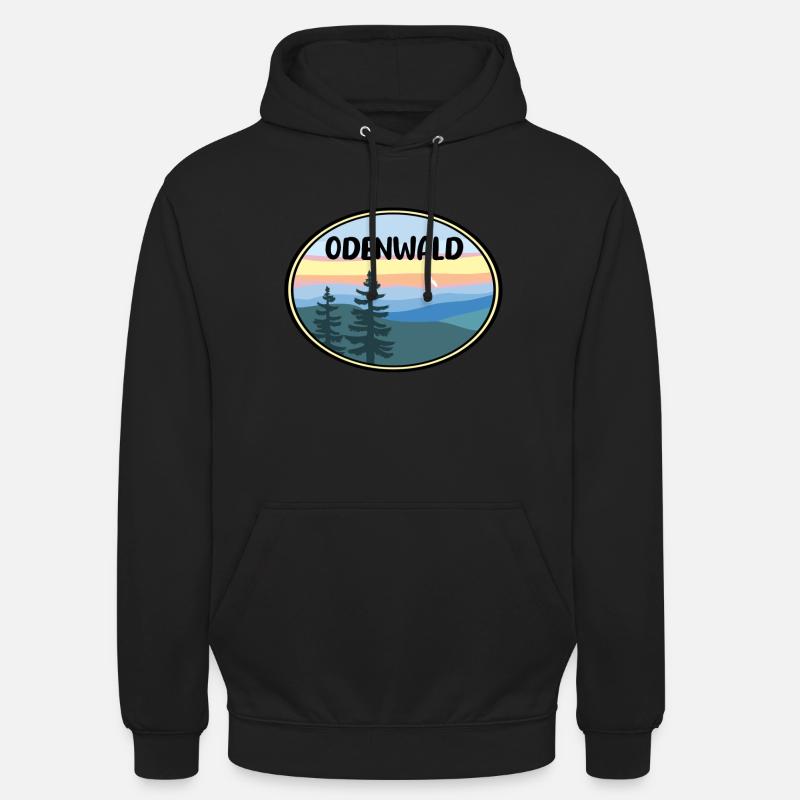 Odenwald - Unisex Hoodie - Schwarz