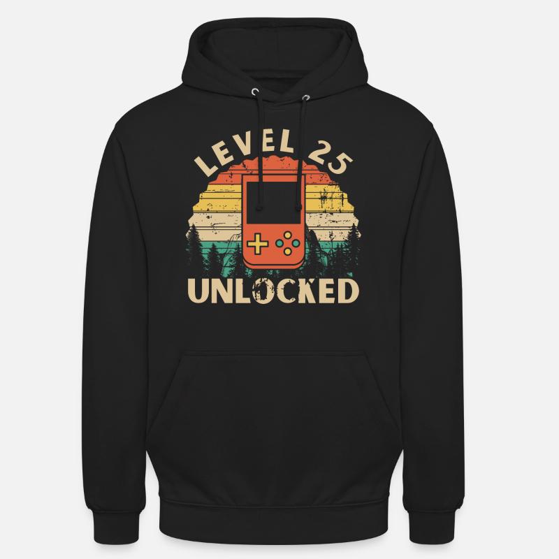 Level 25 Unclocked - Unisex Hoodie - black