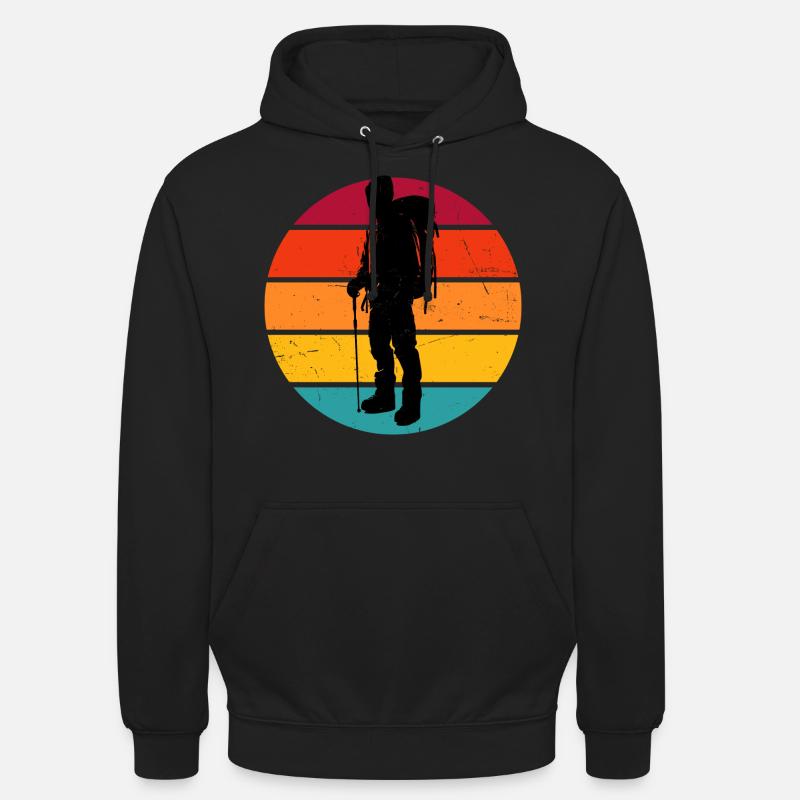 Climbing Boulder Climber Climber Bouldering - Unisex Hoodie - black