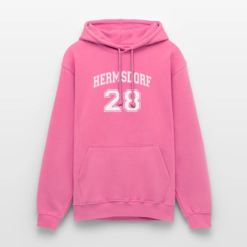 HERMSDORF 28 Nostalgia Design Code postal du quartier de Berlin Sweat-shirt à capuche unisexe